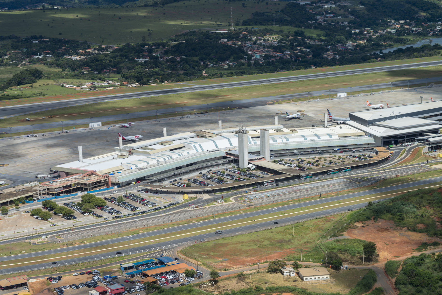 Aeroporto Internacional de BH - Foto Aérea